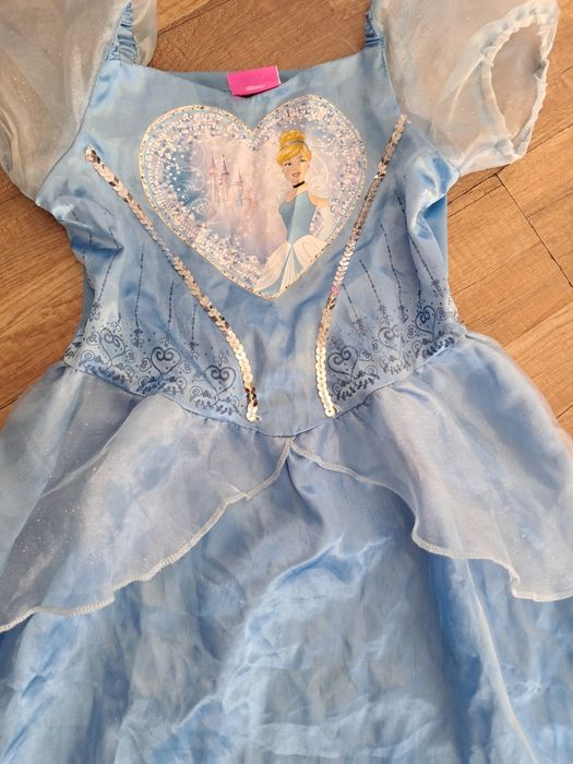Kopciuszek 110 116 księżniczka disney przebranie bal karnawał sukienka