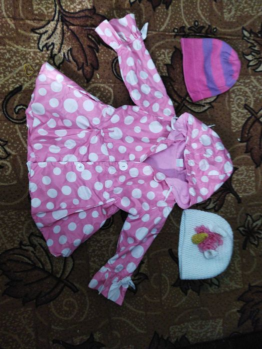 Пакет одежда вещи одяг на девочку 2-4 года пальто кутка