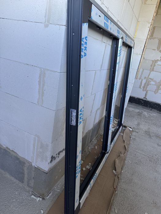 Okno FER-PLAST profil VEKA antracyt