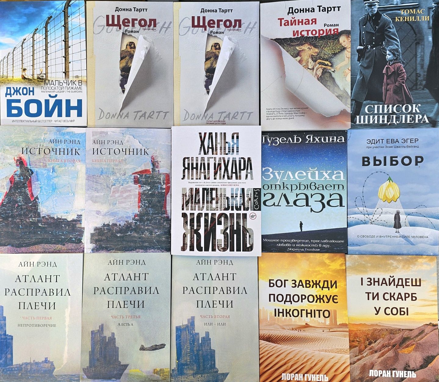 Книги Дом в котором/Петросян/Бегущая с волками/Маленькая жизнь/Щегол