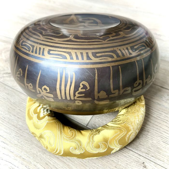 Cпіваюча чаша з латуні • 20 - 15.5 - 12.5 см • Непал / Поющая, співоча