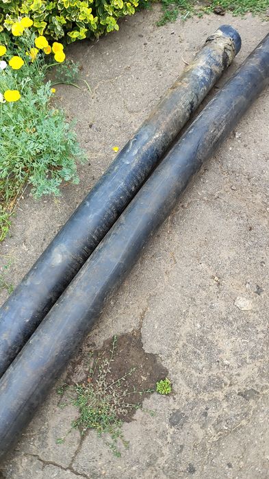 Продам труби.   100.  Сантехнічні та азбестові  8м бу