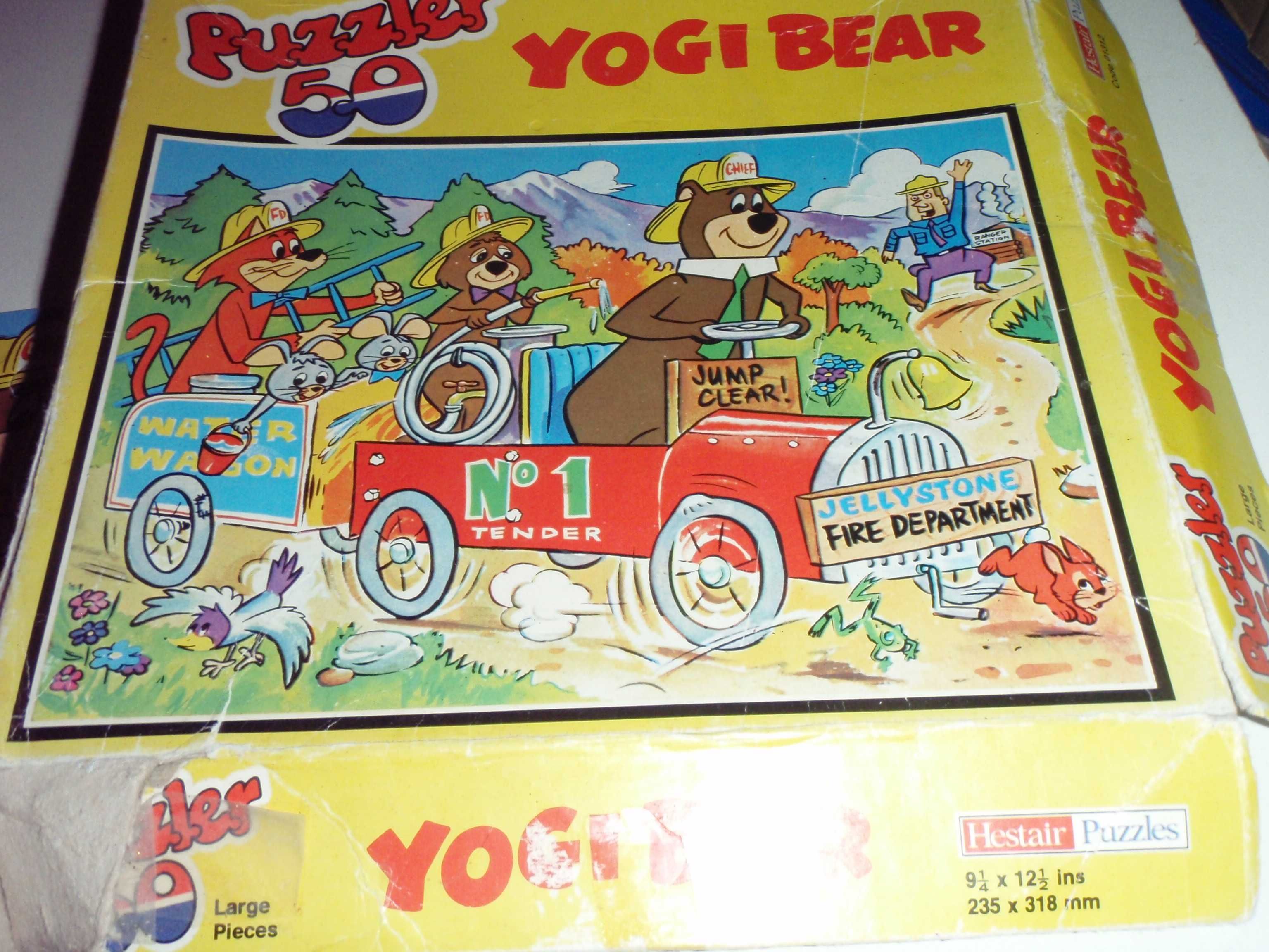 Puzzle 50 elem YOGI BEAR  Misiu Yogi i przyjaciele UNIKAT