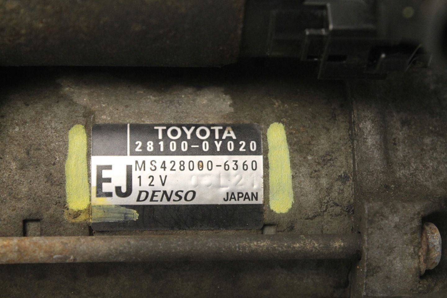TOYOTA AURIS 1.33 VVTI ROZRUSZNIK 28100-0Y020  MS428000-6360