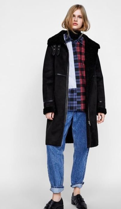 Дублянка ZARA подовжена авіатор