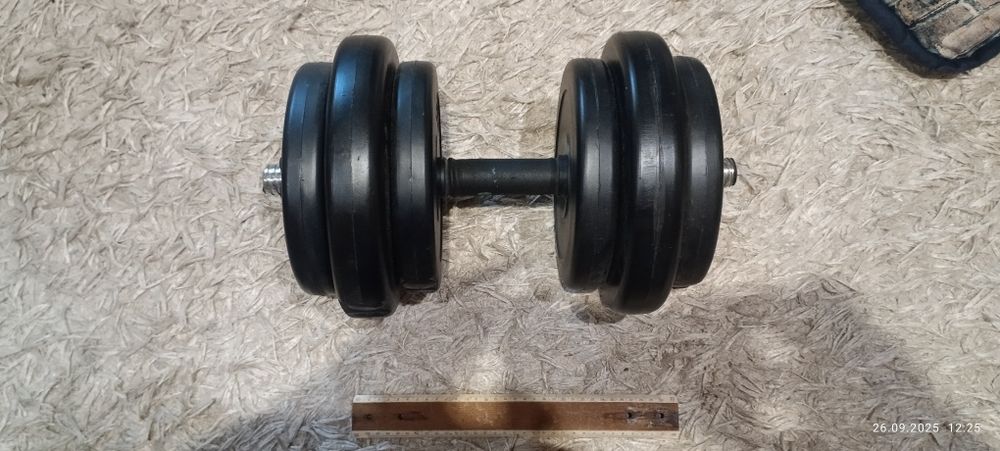 Гантели разные по 1 шт.8 кг.,10 кг.,17 кг.