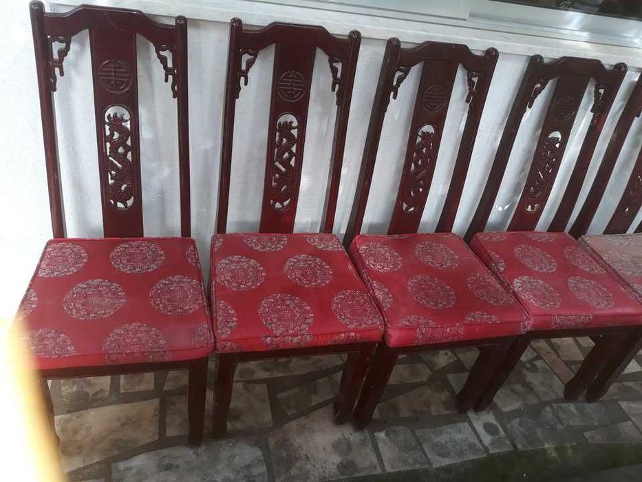 5 Cadeiras padrão Chinês