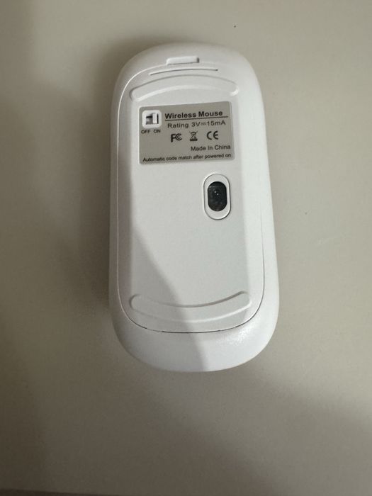 Różowa Bezprzewodowa Mysz Komputerowa Baterie