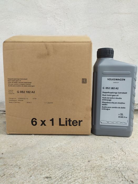 Оригінальне масло в коробку DSG G 052 182 A2 6шт._VW, Seat, Skoda,Audi