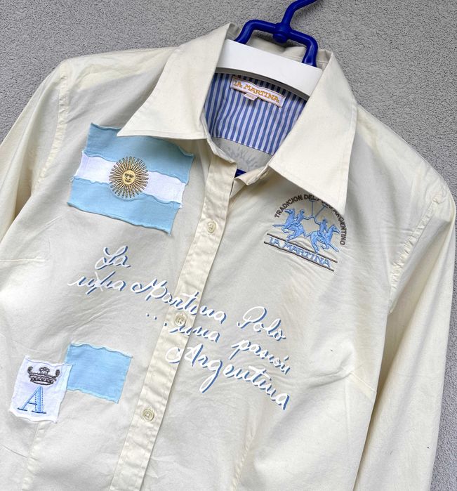 Damska koszula LA MARTINA old money elegancka r. L