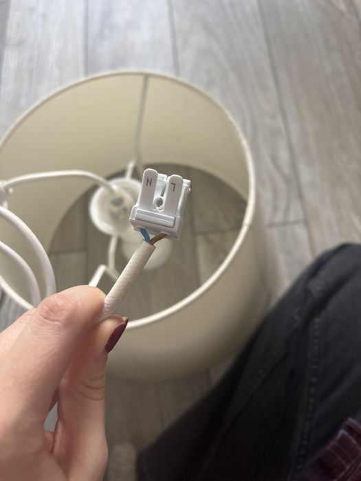 Lampa biała ikea