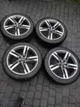Koła Audi 5x112 18 8J ET40 235/45r18 Bdb Stan Gotowe do założenia
