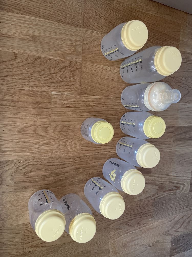 Laktator Medela Swing + 10 butelek