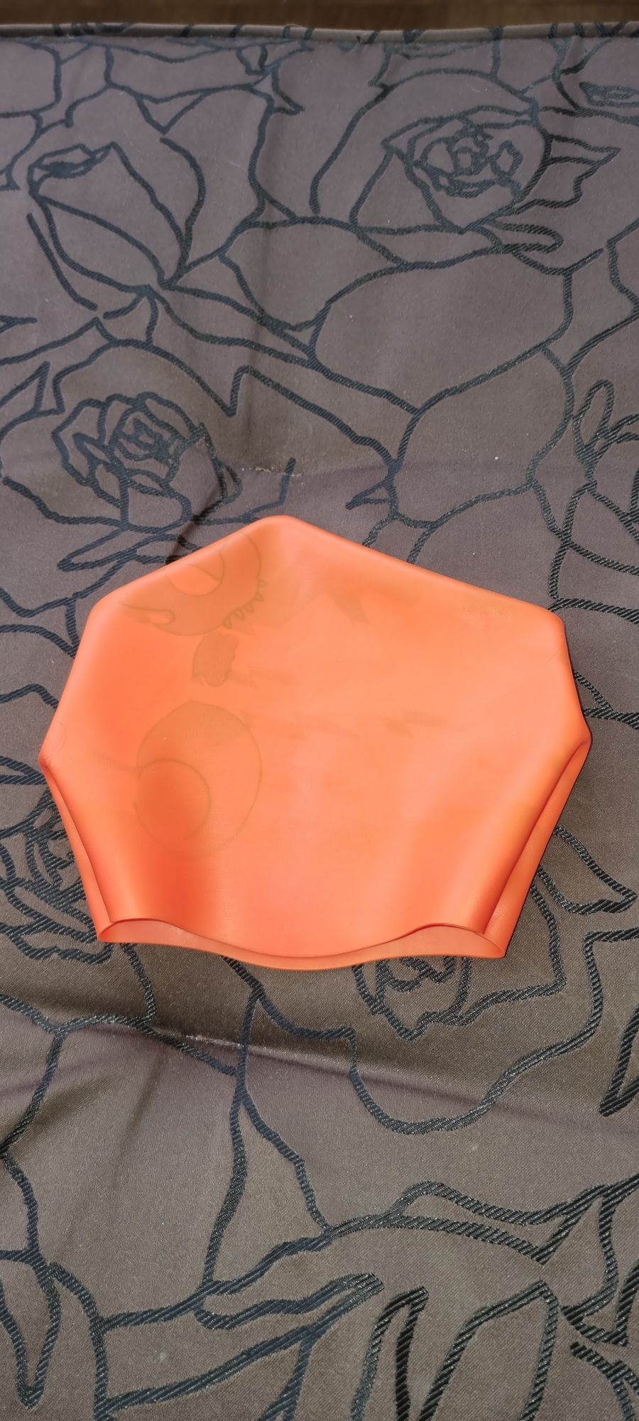 Czepek pływacki gumowy silikonowy dla dziewczynki
