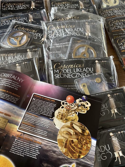 Model Układu Słonecznego COPERNICUS Tellurion pełna kolekcja DeAgostin