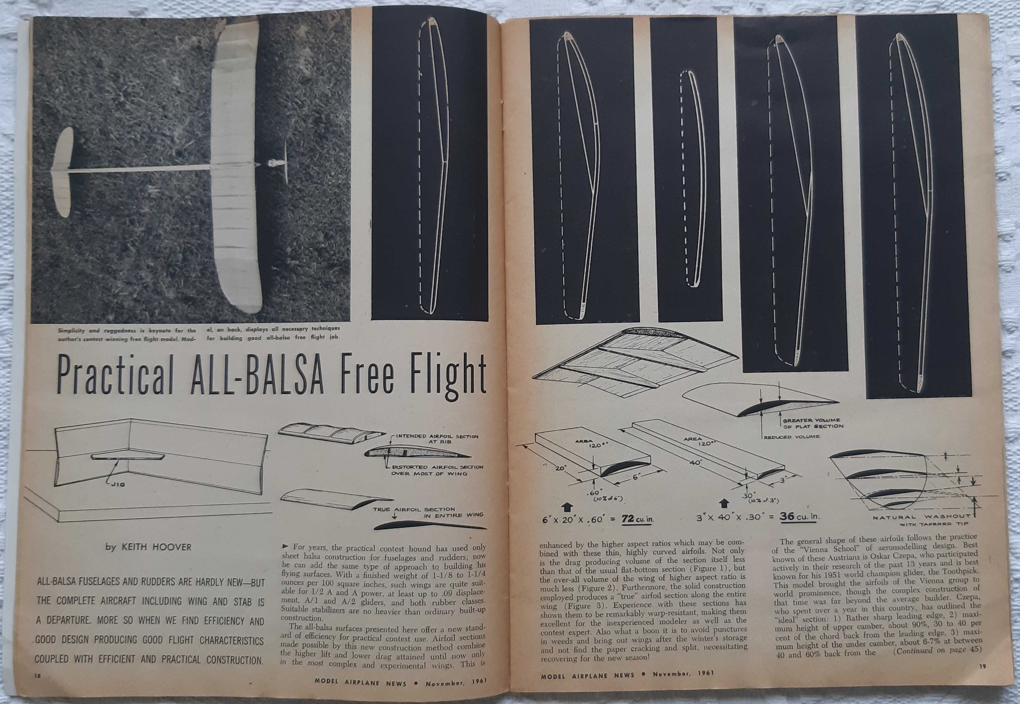 Revista de Modelismo Aviação ano de 1961