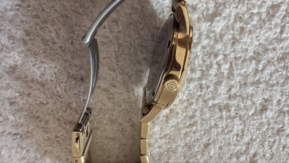Relógio GANT Park Avenue dourado e verde