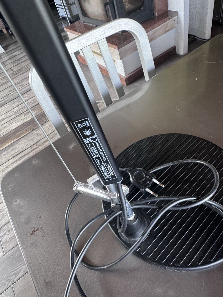 Lampa artemide tolomeo czarna