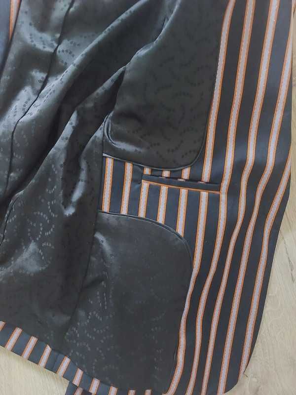 Scotch & Soda czarna marynarka w paski roz. S