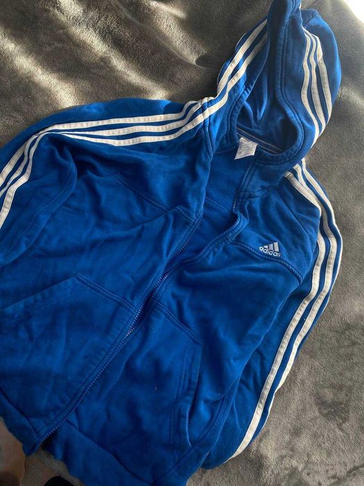 зіп-худі зіпка adidas худі адідас синя синє
