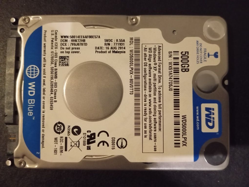 Disco 500 GB  WD