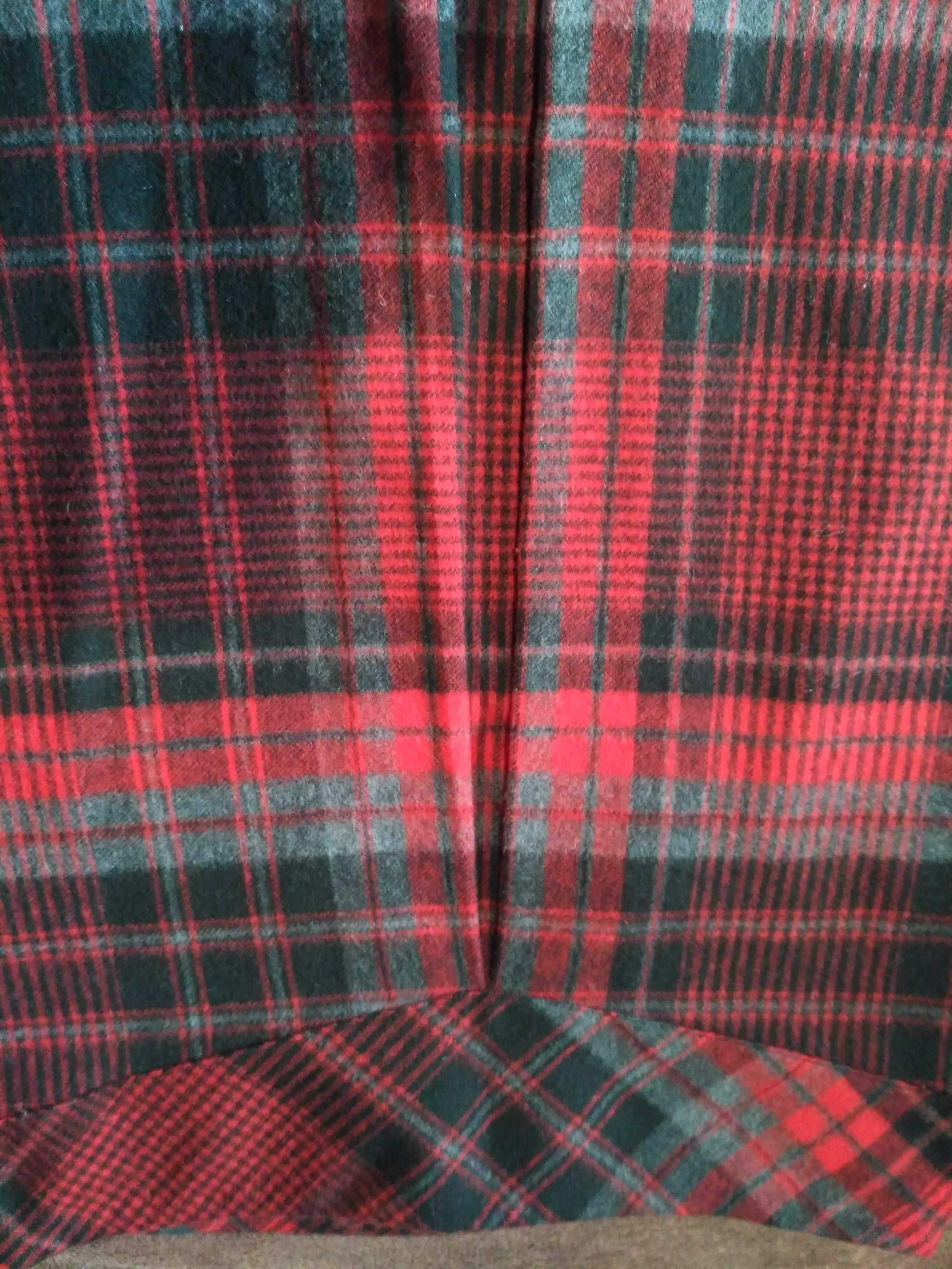 юбка Шотландская кильт в клетку шерсть красная клетка женская юбка