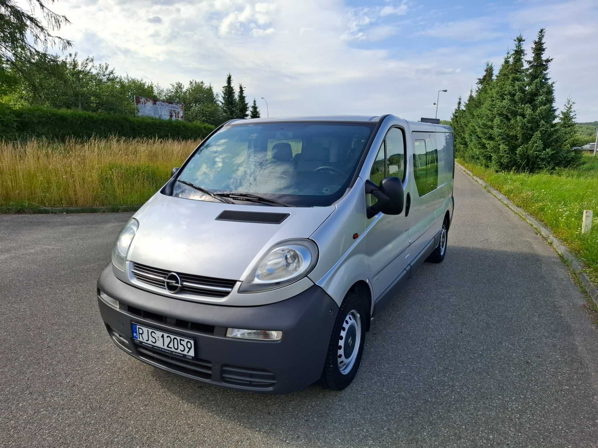 Opel Vivaro LONG 1.9 CDTI 6 Osób 2005r Hak Zadbany!