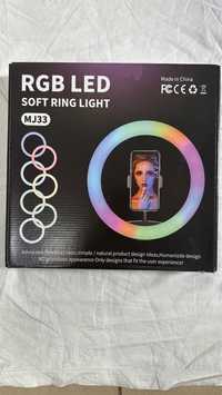 Кільцева світлодіодна лампа rgb led