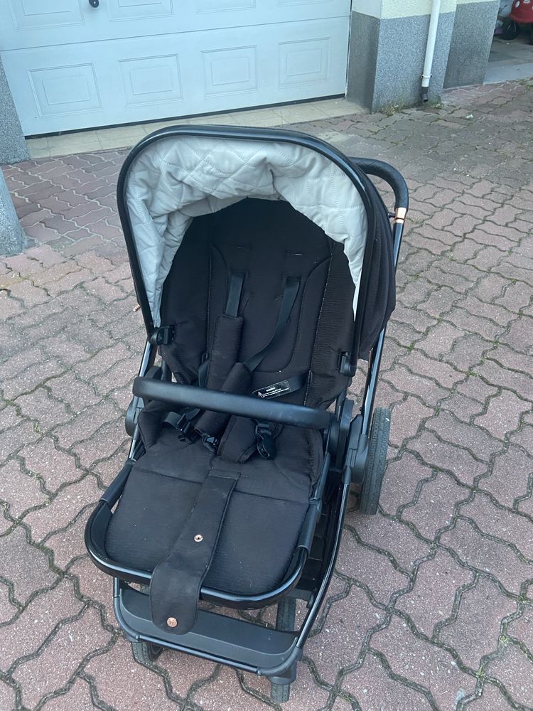 Wózek Venicci Tinum 2.0 Czarny 2w1 Bdb