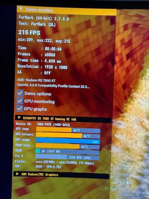 Komputer Gamingowy RX 7800 XT Gaming OC 16GB/Ryzen 5 7600X/SSD/DDR5