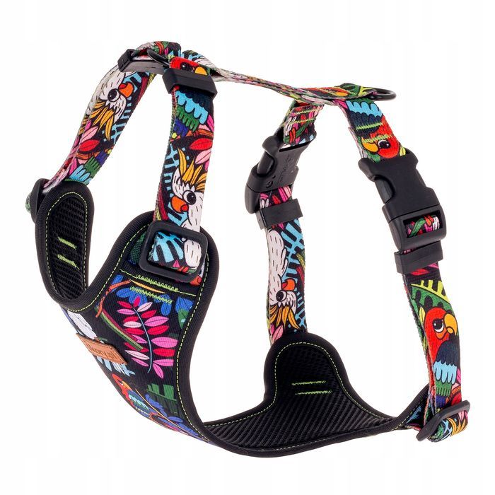 szelki bezuciskowe dla małego psa terriera xs 15 mm ukory dżungla