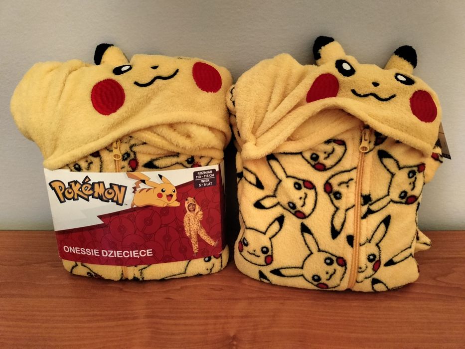 Onesie / Kombinezon / Strój /Kostium /Piżama Pokemon Pikachu 110/116cm