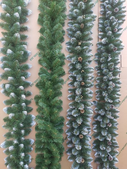 Хвойная гирлянда.  Ялинкова гірлянда
