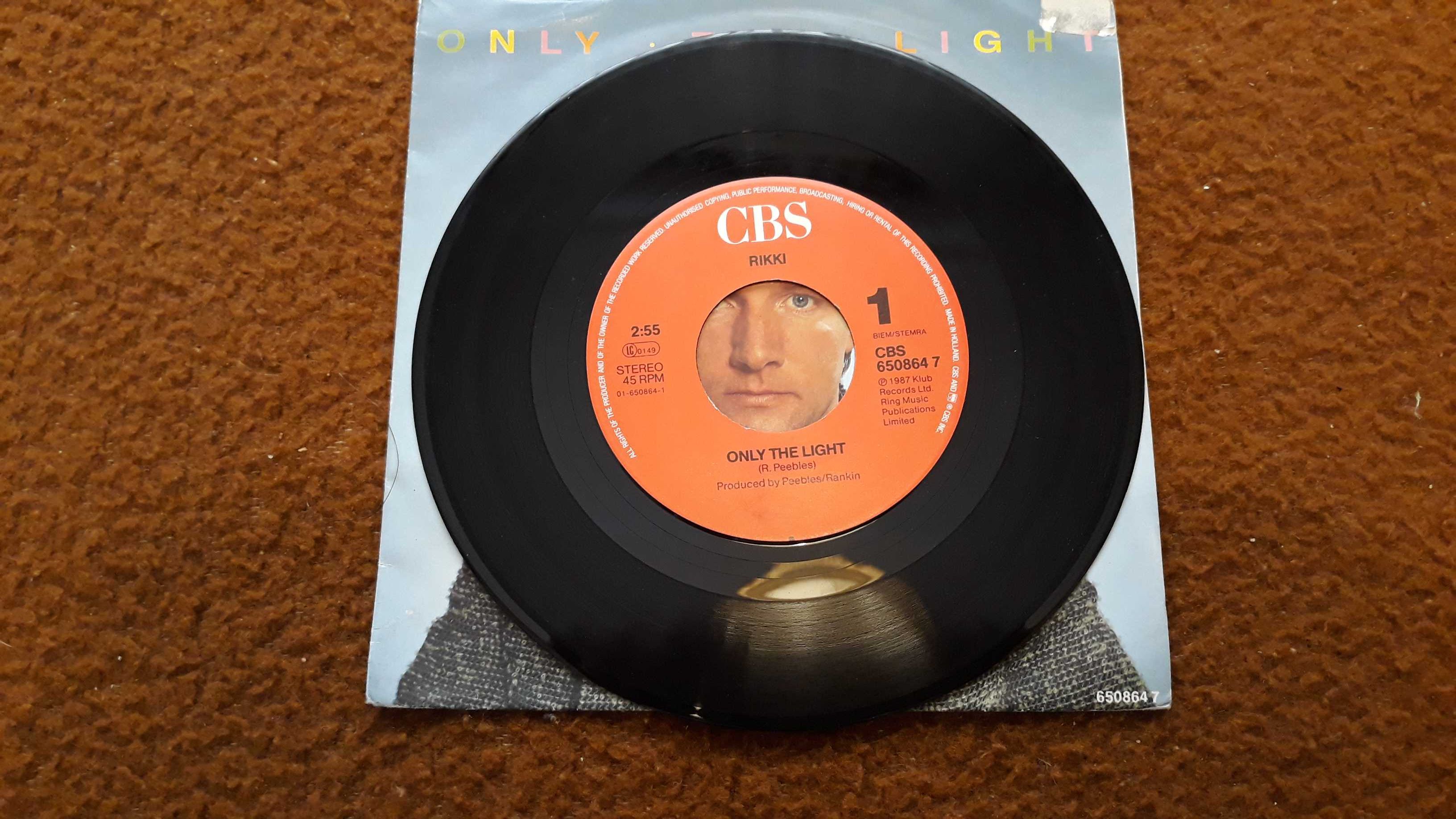 Rikki - Only the light - single vinil - portes incluídos