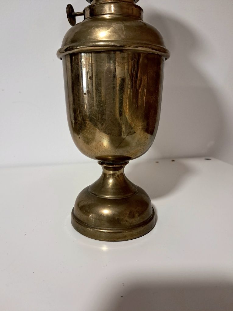 Lampa naftowa mosiężna