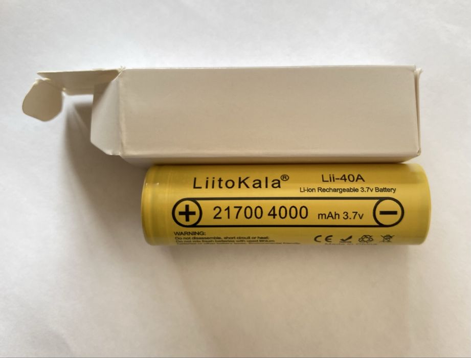 Акумулятор LiitoKala 21700 4000 mAh 10mR