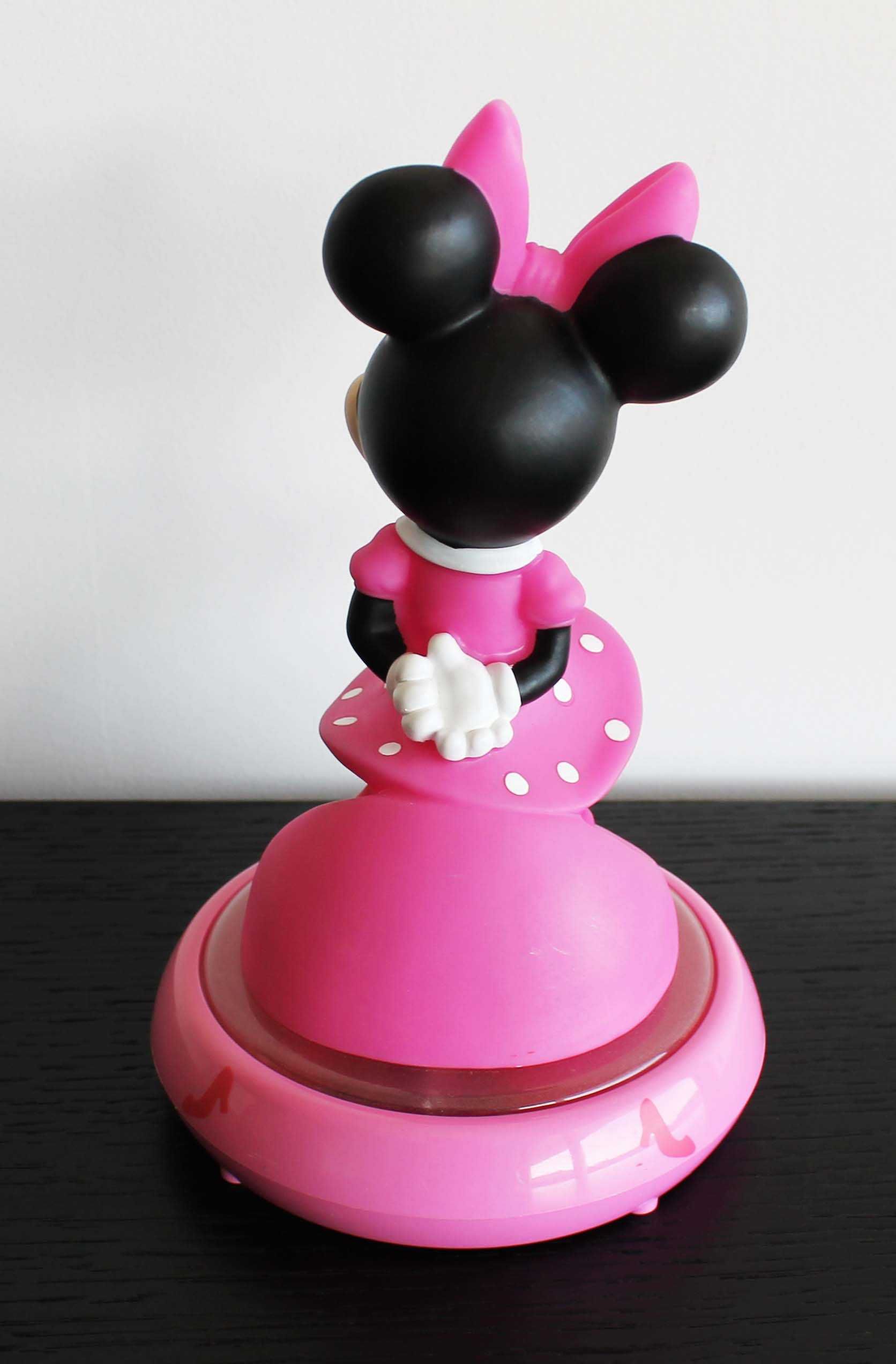 Luz LED de presença nocturna figura 3D Minnie da Disney