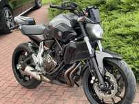 Yamaha MT07 2016r niski przebieg, super stan