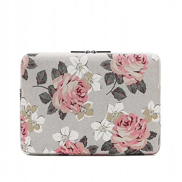 Etui do Laptopa 13-14" Canvaslife White Rose