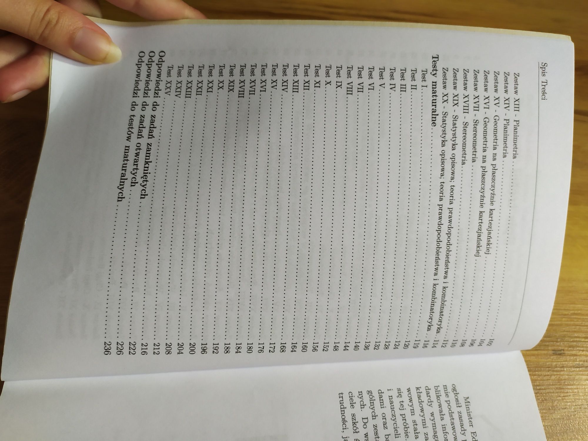 Testy maturalne matematyka poziom podstawowy