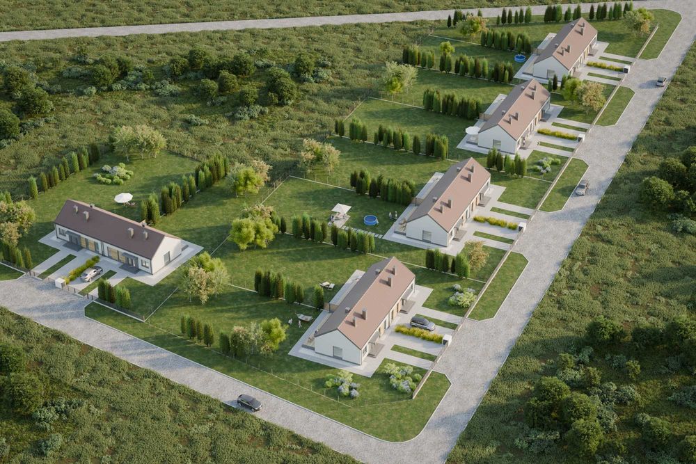 Sprzedam nowy dom bliźniak z dużą działką i widokiem na las! Marwice.