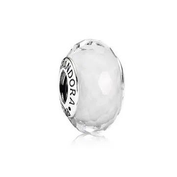 Pandora Charms Murano Biała fasetka 791070 Unikat