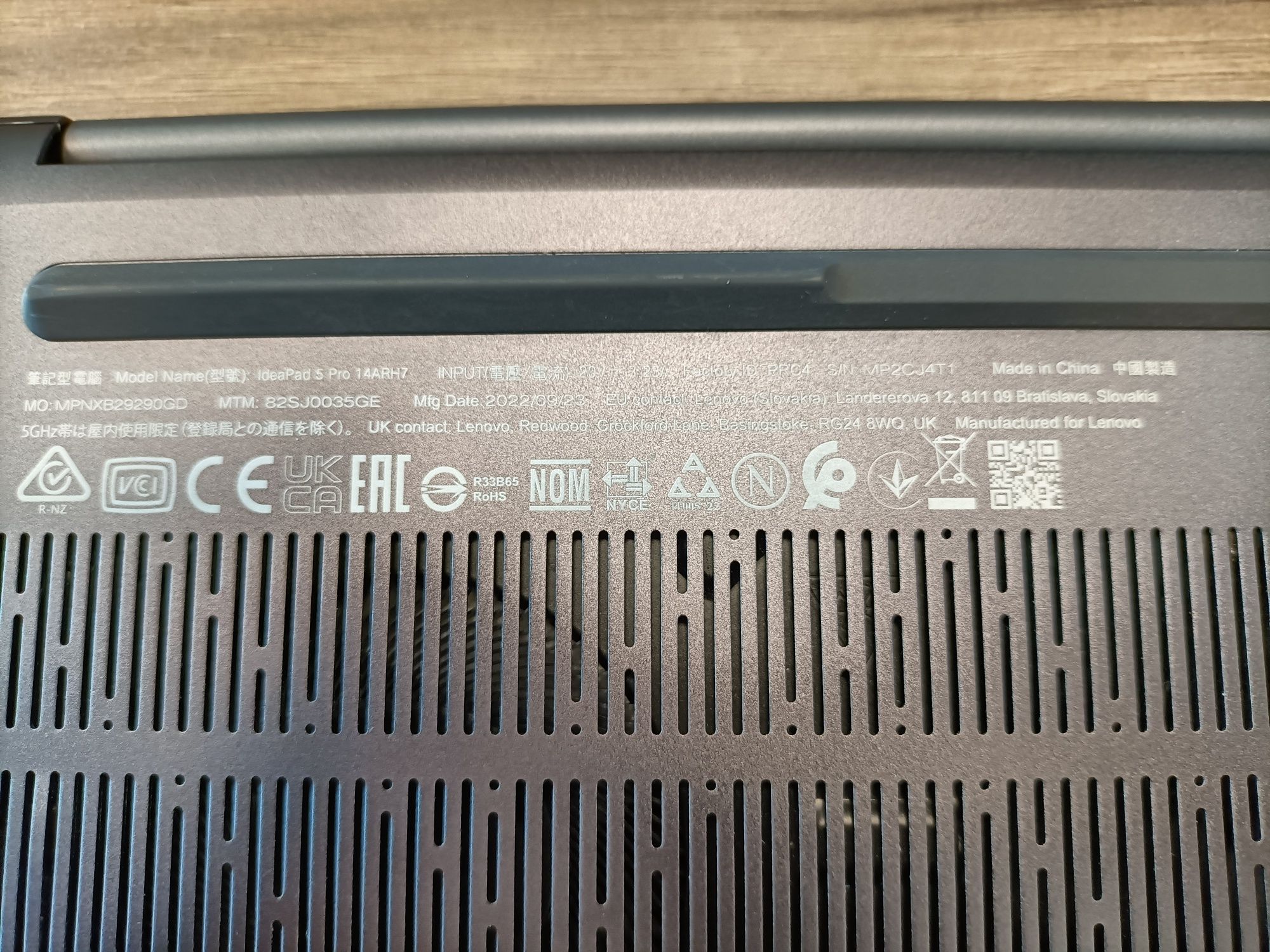 Laptop Lenovo Ideapad 5 pro