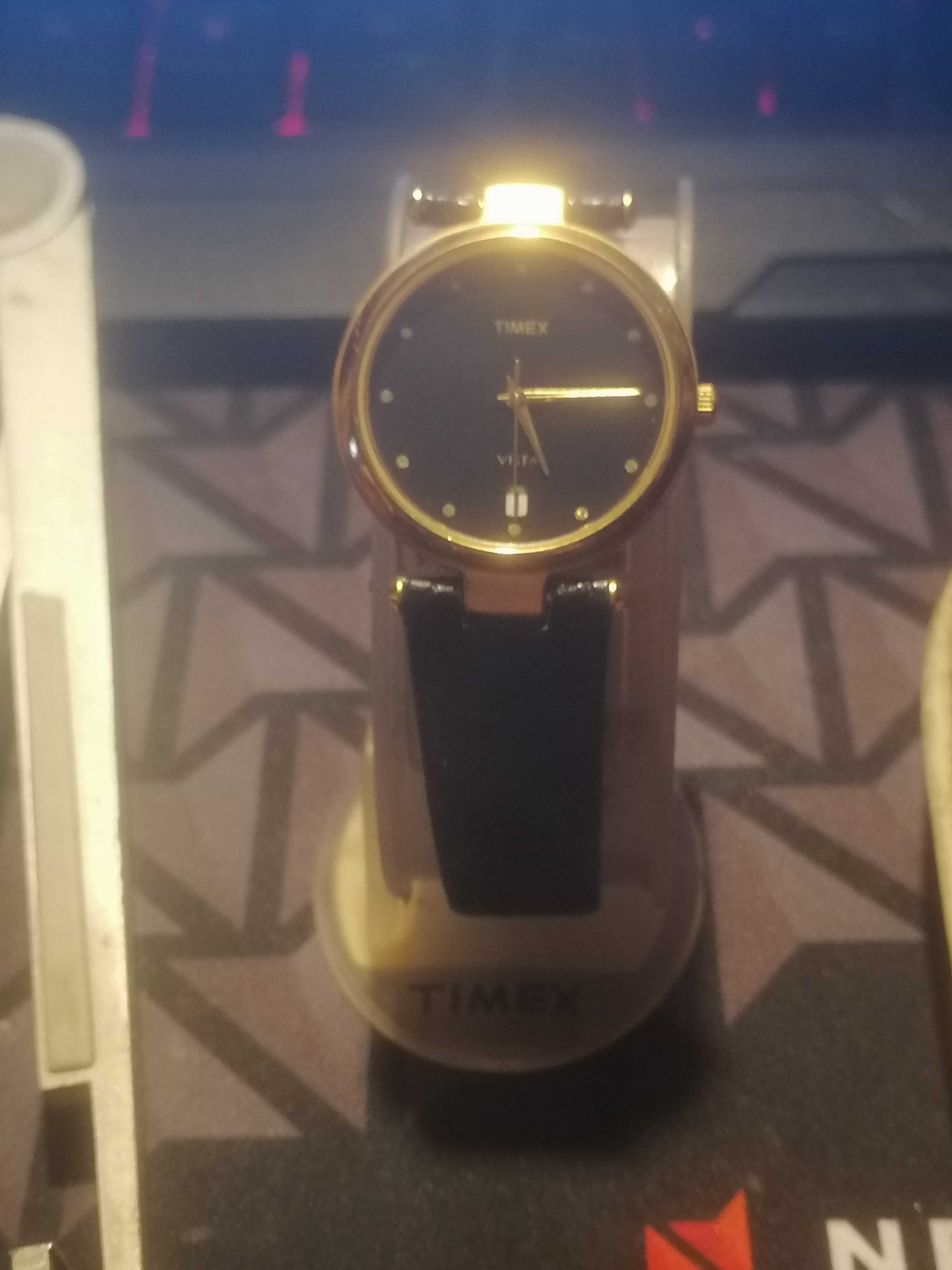 relogio timex vista 23k ouro