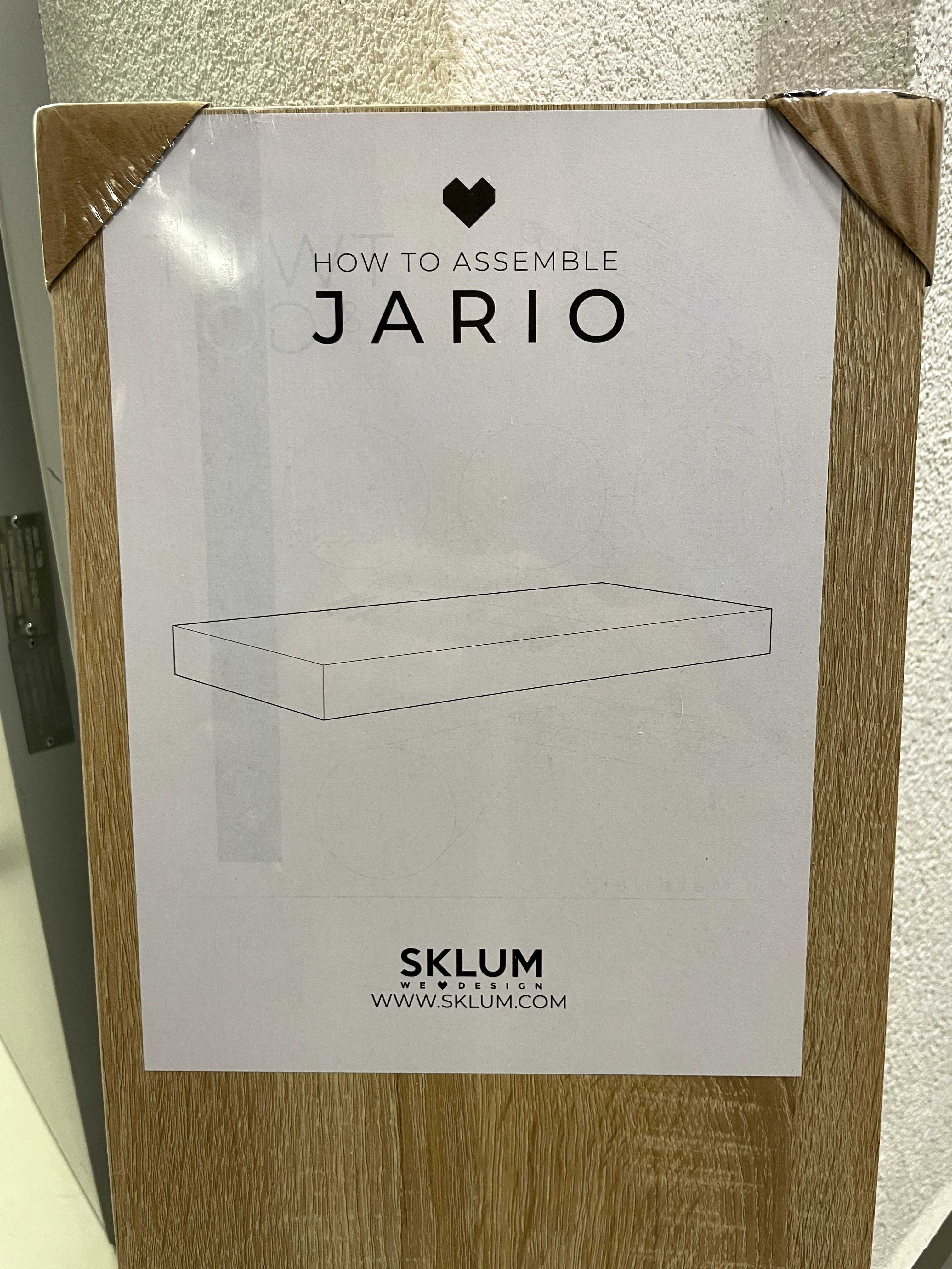 Nowa półka ścienna Jario Sklum 90cm kolor Roble