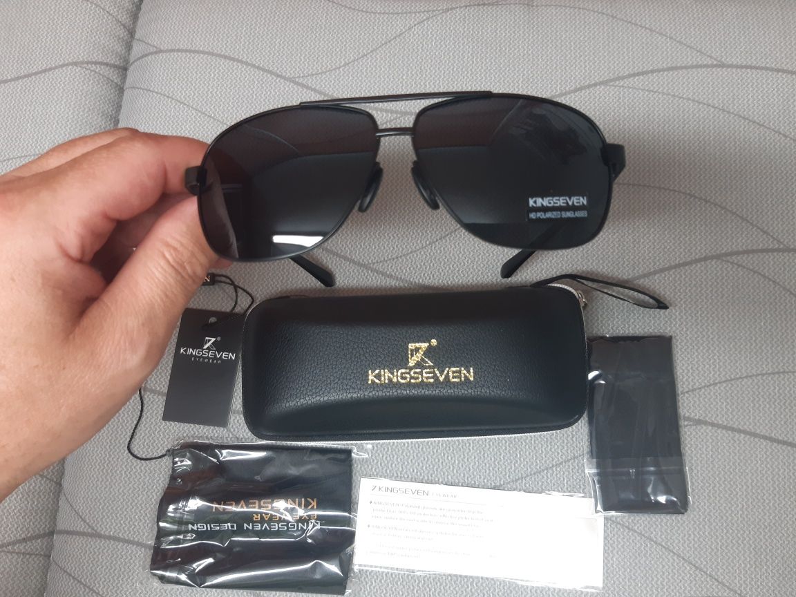 Okulary przeciwsłoneczne KINGSEVEN z filtrem UV-400 i polar.