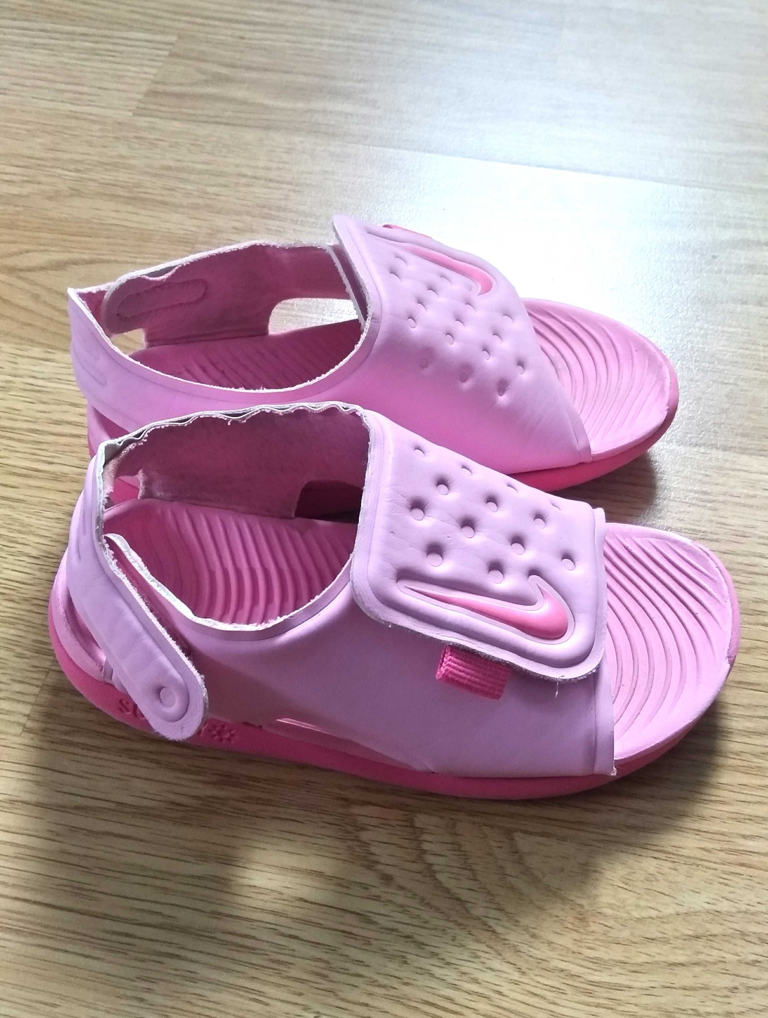 Buty Nike 25 klapki różowe basen piankowe