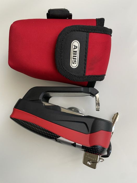 Замок на гальмівний диск ABUS 7000 Detecto RS1 Pixsel Red