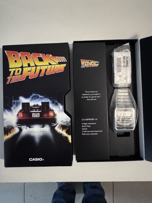 Zegarek Casio CA-500WEBF-1AER Back to the Future 40th anniversary