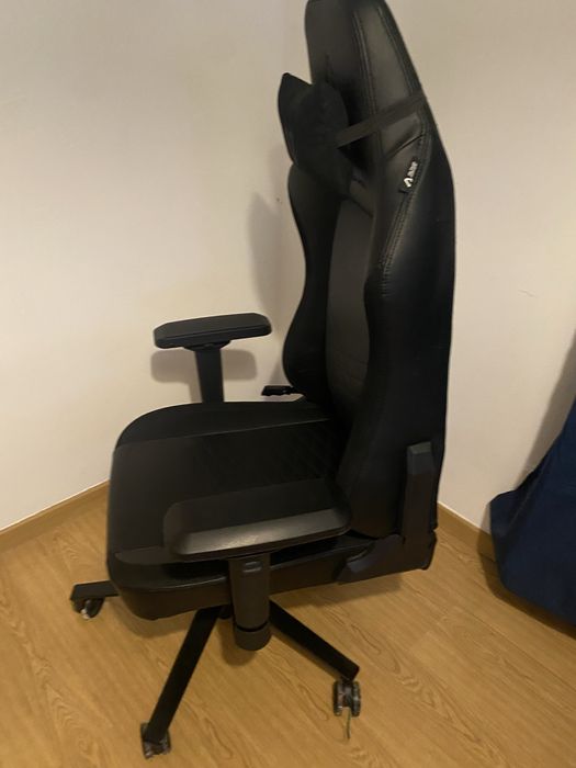 Cadeira Gaming Alpha Gamer Alegra V2 Fabric Preta/Preta